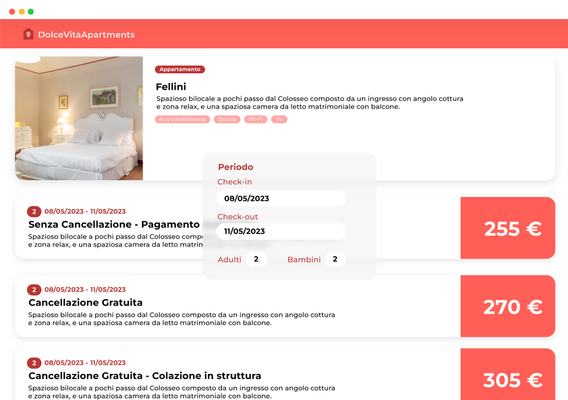 Booking engine anteprima