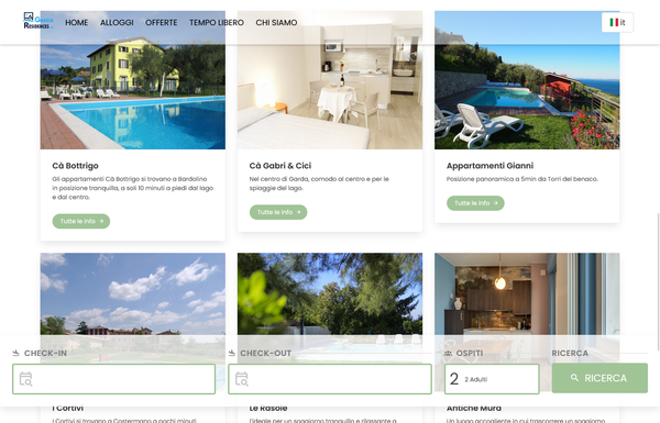 Website builder anteprima